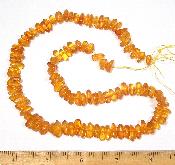 amber chip beads