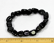 black agate chunky bracelet