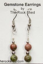 unakite earrings
