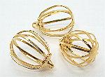 gold plate large cage